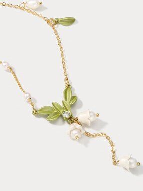 Lily of the Valley Y-Necklace